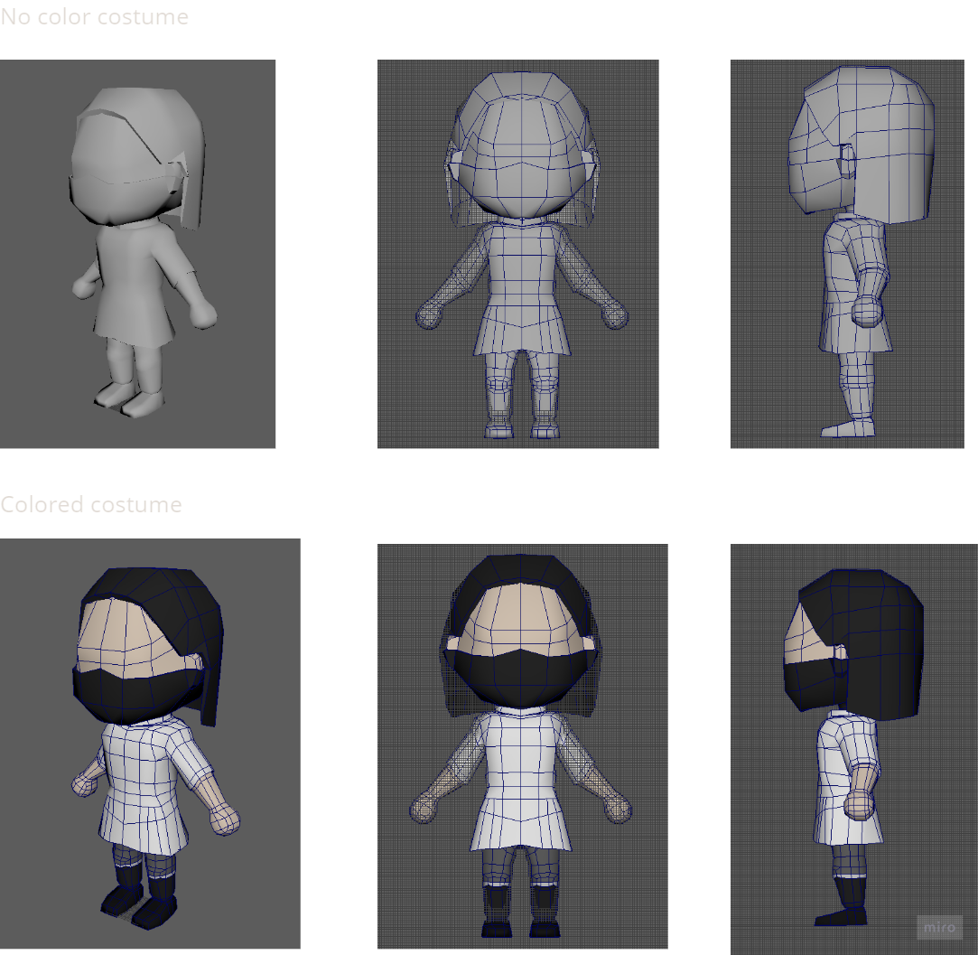 chibi style model of the character storm